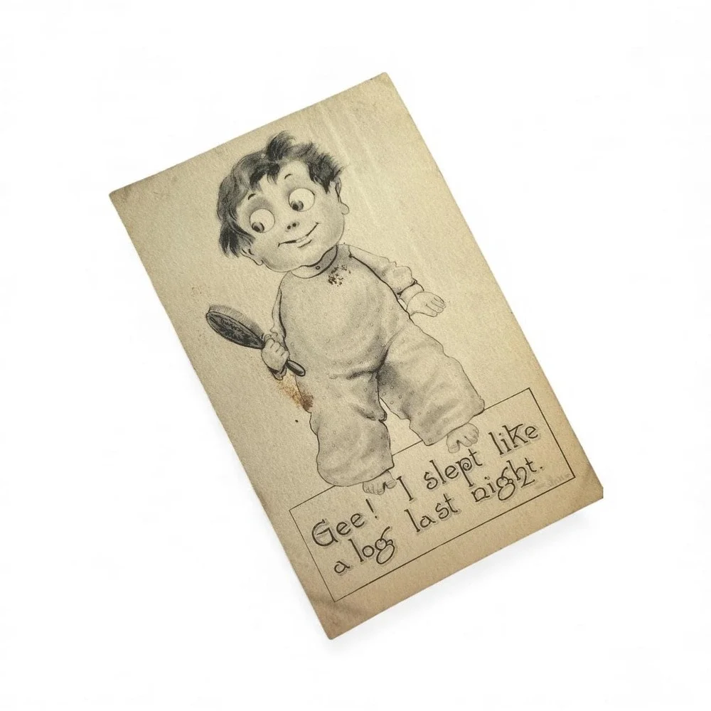 Antique humorous postcards